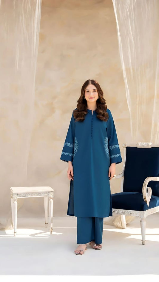 Pocket luxe Embroided 2ps