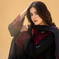 Black rose Embroidered 3ps